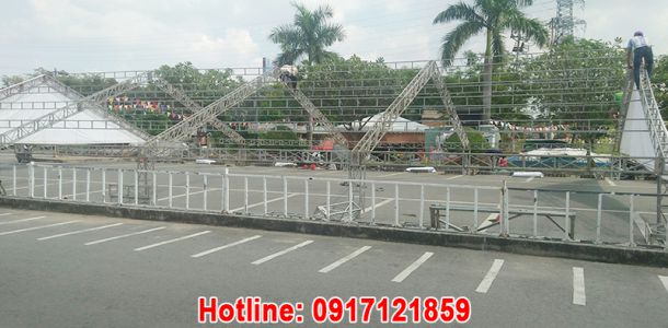 Thi công nhà bạt không gian tại Bình Thuận